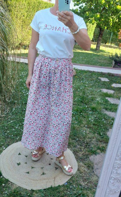 Jupe Fleurie 