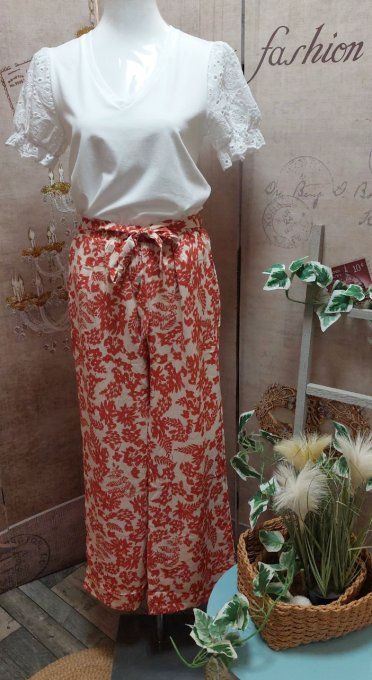 Pantalon corail