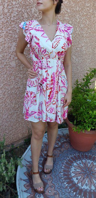 Robe fushia