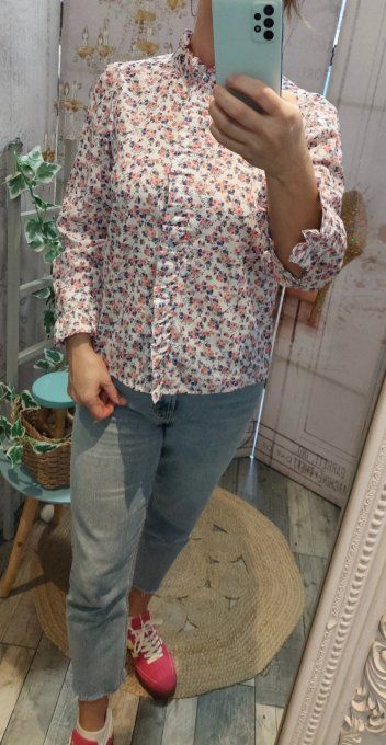 Chemise fleurie