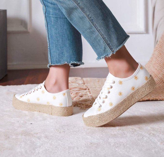 Baskets espadrilles soleil