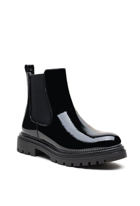 Bottines vernie
