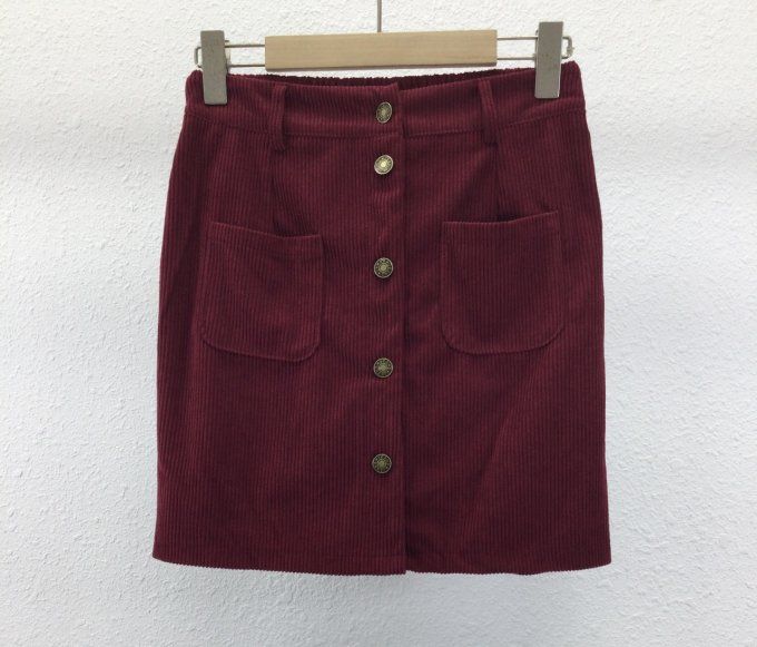 Jupe velours 