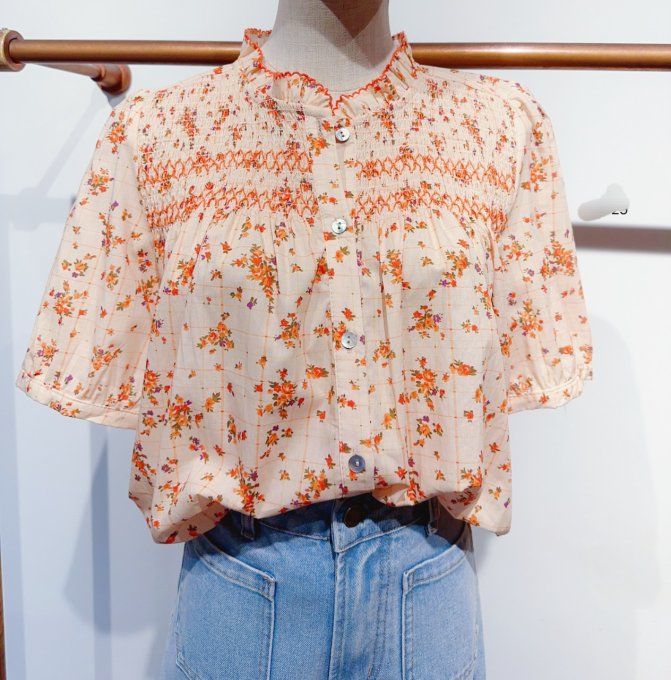 Chemise fleurie